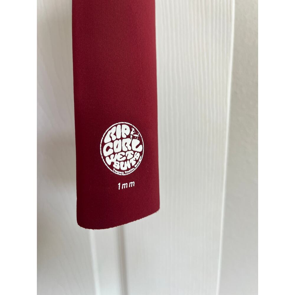 Rip Curl• G BOMB Cheeky 1mm Long Sleeve Spring Suit Wetsuit Maroon - Picture 10 of 17